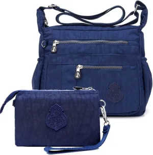 Crossbody Bag for Women Nylon Waterproof Shoulder Handbags Purse Messenger Bag Ladies Travel Bag Pocketbooks