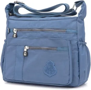 Crossbody Bag for Women Nylon Waterproof Shoulder Handbags Purse Messenger Bag Ladies Travel Bag Pocketbooks