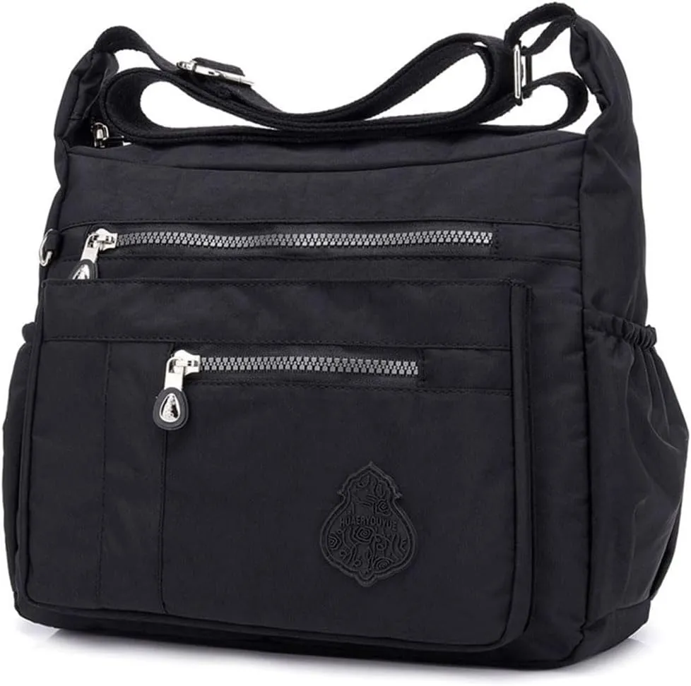 Crossbody Bag for Women Nylon Waterproof Shoulder Handbags Purse Messenger Bag Ladies Travel Bag Pocketbooks