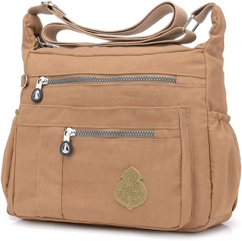 Crossbody Bag for Women Nylon Waterproof Shoulder Handbags Purse Messenger Bag Ladies Travel Bag Pocketbooks