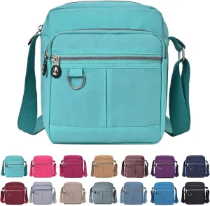 Crossbody Bag Purse For Women Nylon Waterproof Shoulder Handbags Casual Travel Messenger Bag Lightweight Pocketbooks