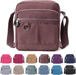 Crossbody Bag Purse For Women Nylon Waterproof Shoulder Handbags Casual Travel Messenger Bag Lightweight Pocketbooks
