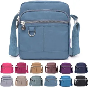 Crossbody Bag Purse For Women Nylon Waterproof Shoulder Handbags Casual Travel Messenger Bag Lightweight Pocketbooks