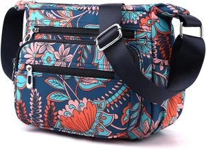 Crossbody Bags for Women, Medium Size Shoulder Handbags Satchel Purse with Multi Zipper Pockets