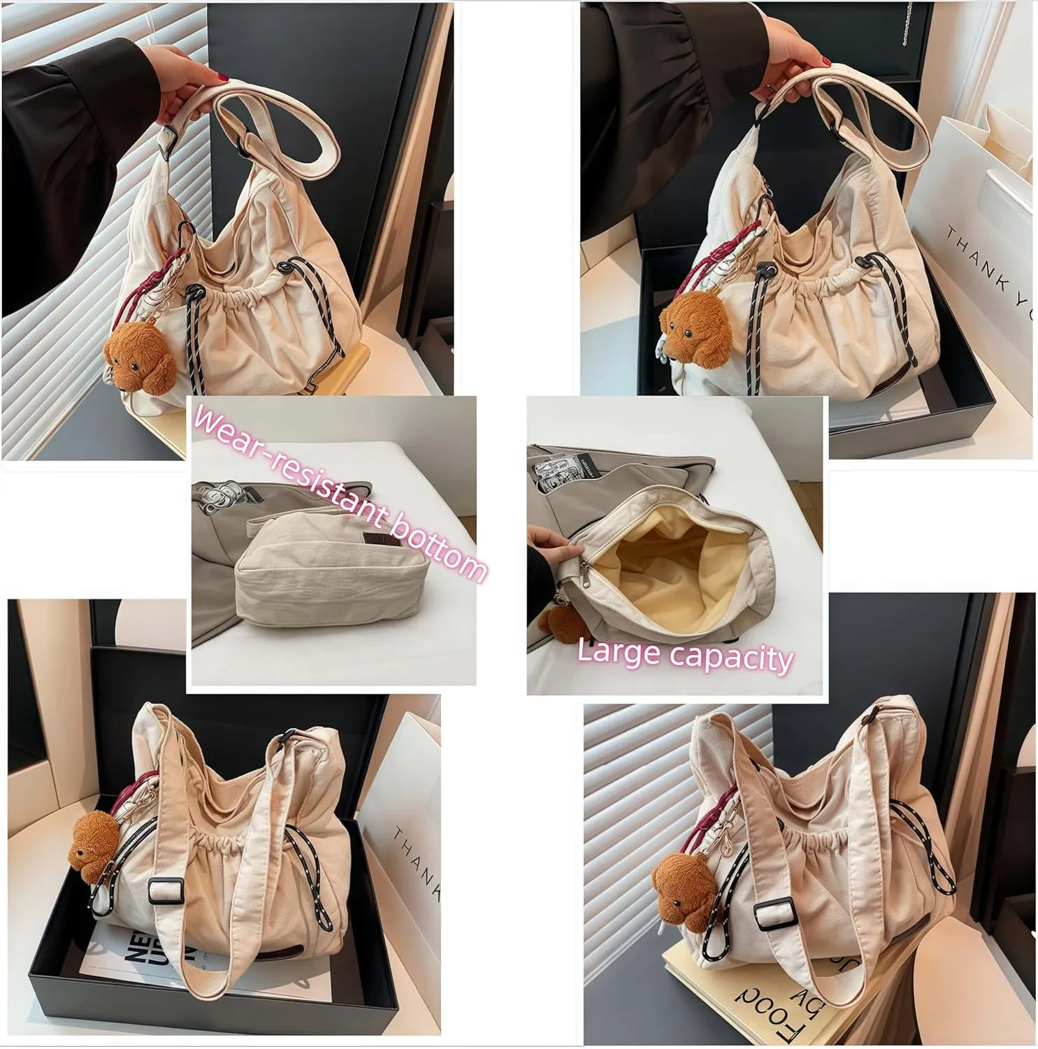 Crossbody Bags for Women, Tote Bag,Lightweight Shoulder Handbags with Adjustable Strap for Travel, Work