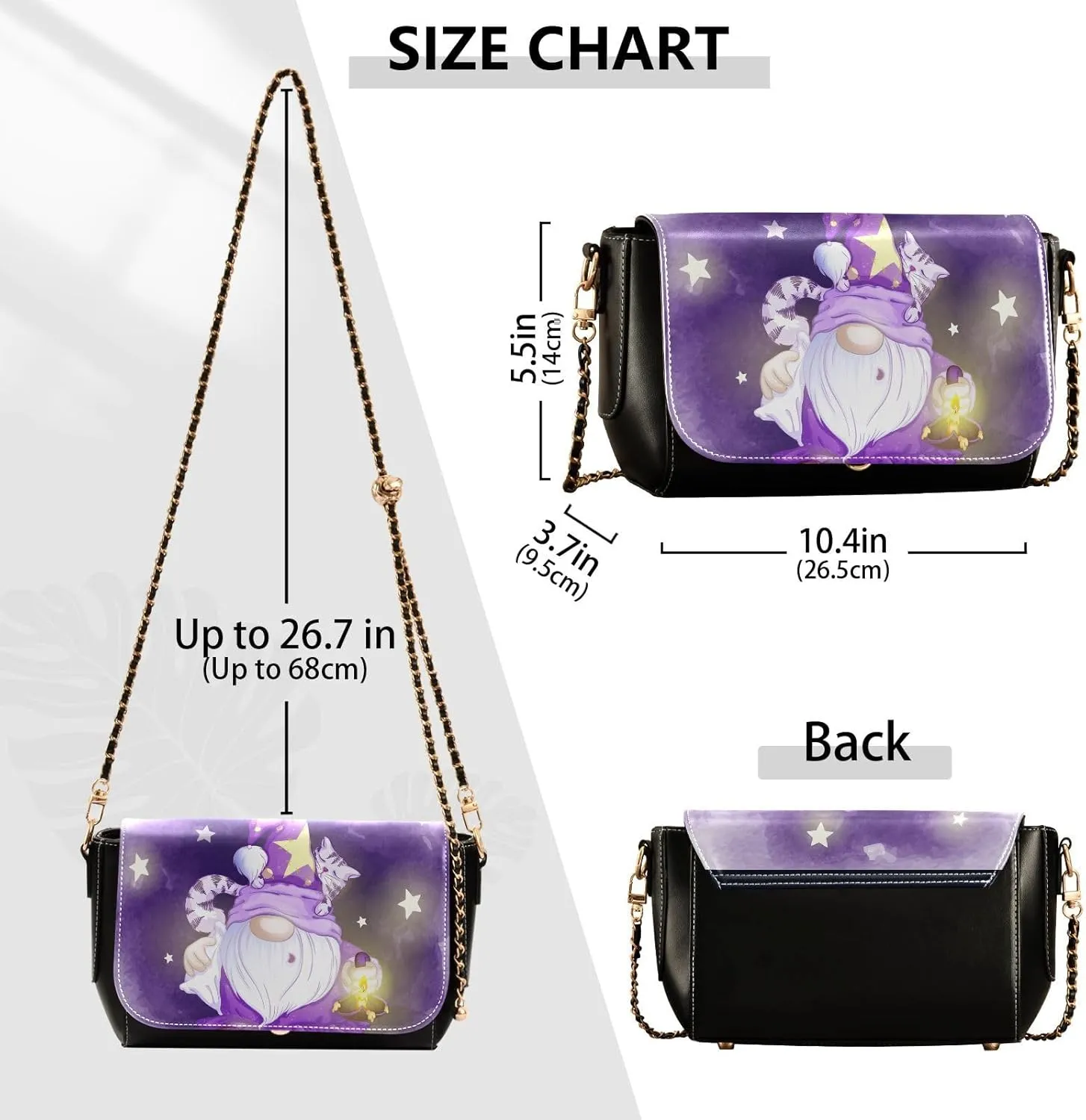 Crossbody Bags for Women Trendy Women's Black Shoulder Bag Small PU Leather Flap Cross Body Bag Handbags