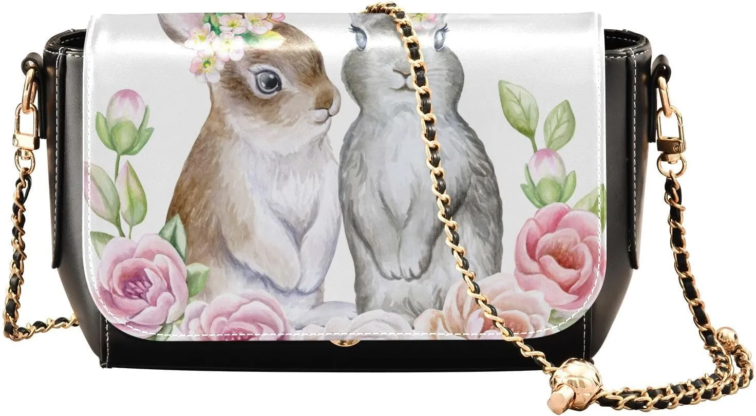 Crossbody Bags for Women Trendy Women's Black Shoulder Bag Small PU Leather Flap Cross Body Bag Handbags