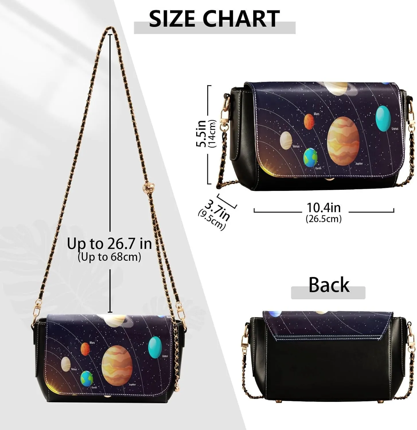 Crossbody Bags for Women Trendy Women's Black Shoulder Bag Small PU Leather Flap Cross Body Bag Handbags