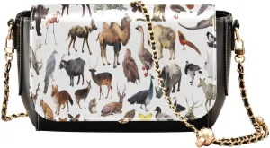 Crossbody Bags for Women Trendy Women's Black Shoulder Bag Small PU Leather Flap Cross Body Bag Handbags