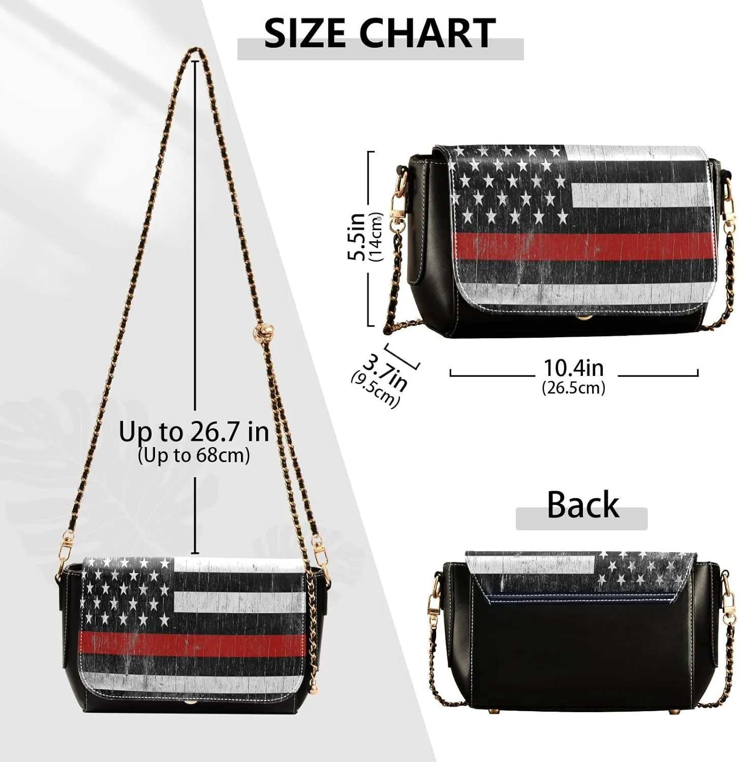 Crossbody Bags for Women Trendy Women's Black Shoulder Bag Small PU Leather Flap Cross Body Bag Handbags