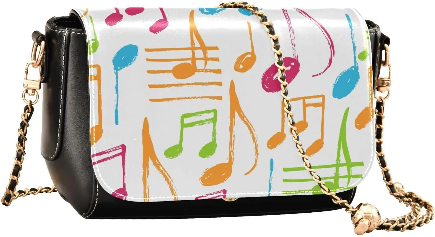Crossbody Bags for Women Trendy Women's Black Shoulder Bag Small PU Leather Flap Cross Body Bag Handbags