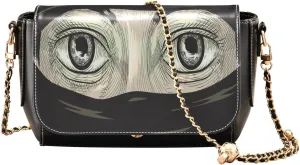 Crossbody Bags for Women Trendy Women's Black Shoulder Bag Small PU Leather Flap Cross Body Bag Handbags