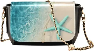 Crossbody Bags for Women Trendy Women's Black Shoulder Bag Small PU Leather Flap Cross Body Bag Handbags
