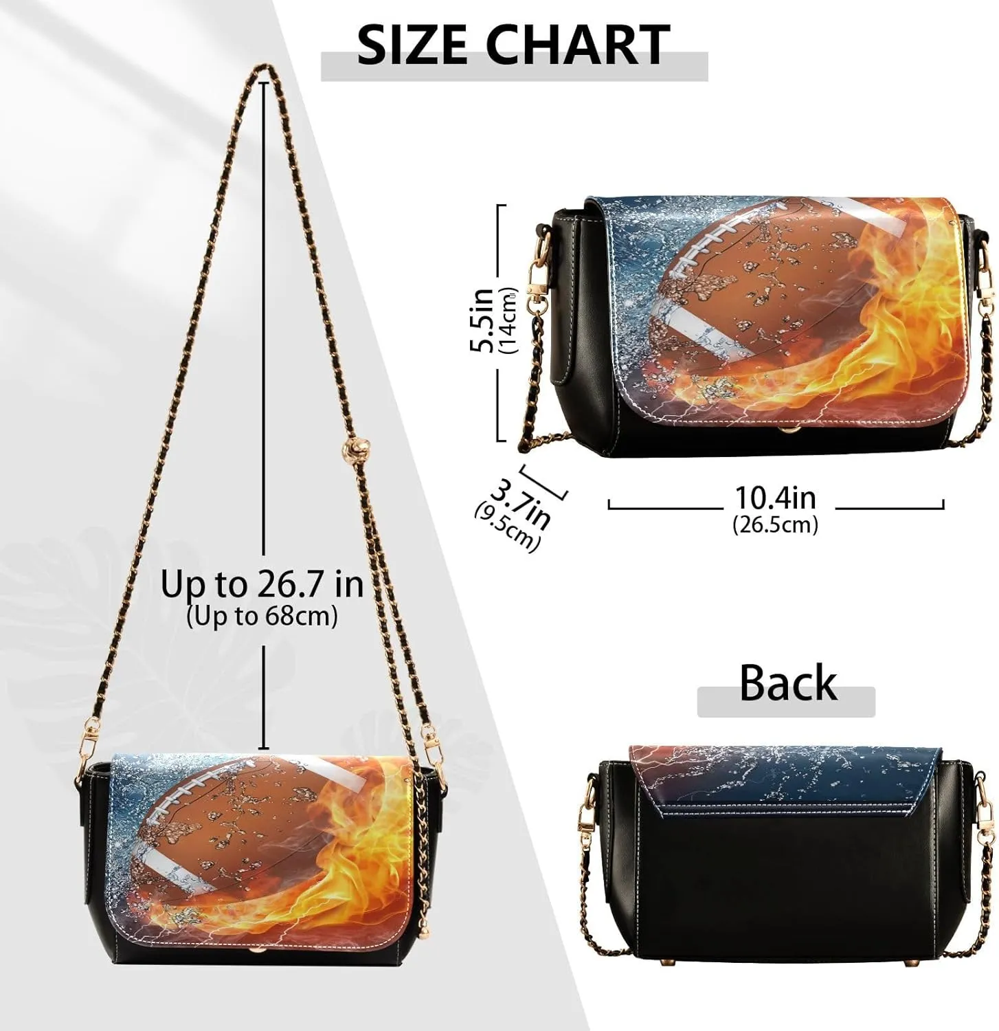 Crossbody Bags for Women Trendy Women's Black Shoulder Bag Small PU Leather Flap Cross Body Bag Handbags