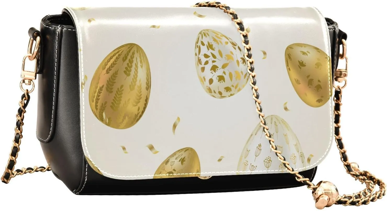 Crossbody Bags for Women Trendy Women's Black Shoulder Bag Small PU Leather Flap Cross Body Bag Handbags