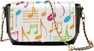 Crossbody Bags for Women Trendy Women's Black Shoulder Bag Small PU Leather Flap Cross Body Bag Handbags