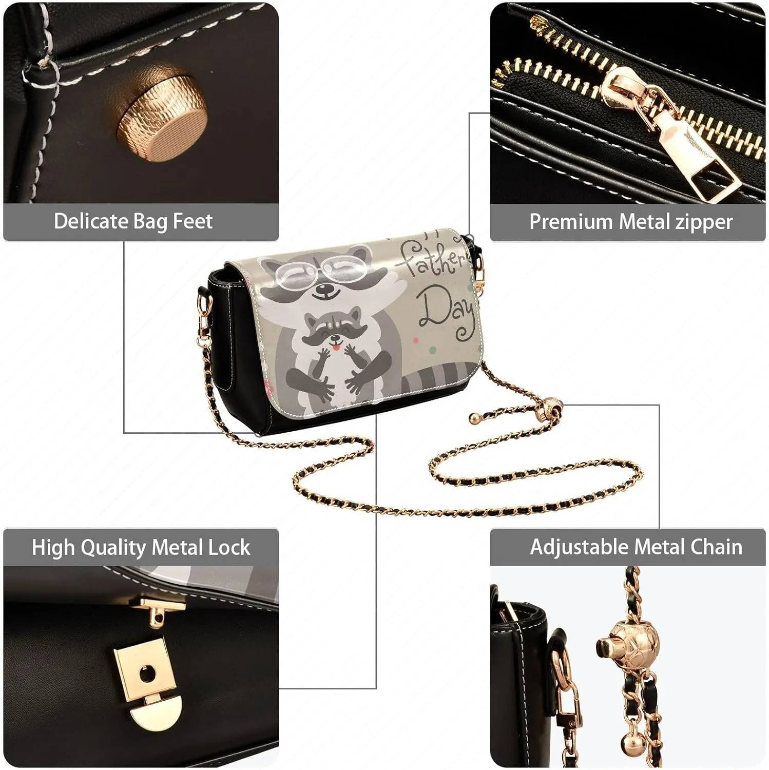 Crossbody Bags for Women Trendy Women's Black Shoulder Bag Small PU Leather Flap Cross Body Bag Handbags