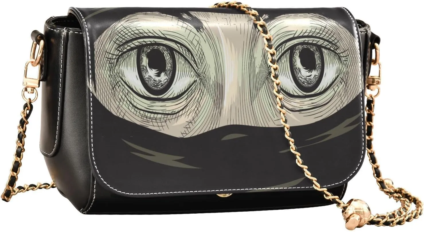 Crossbody Bags for Women Trendy Women's Black Shoulder Bag Small PU Leather Flap Cross Body Bag Handbags