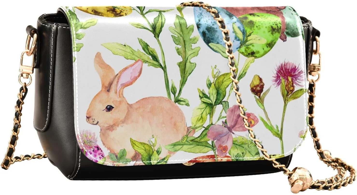 Crossbody Bags for Women Trendy Women's Black Shoulder Bag Small PU Leather Flap Cross Body Bag Handbags