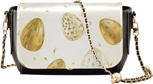 Crossbody Bags for Women Trendy Women's Black Shoulder Bag Small PU Leather Flap Cross Body Bag Handbags