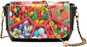Crossbody Bags for Women Trendy Women's Black Shoulder Bag Small PU Leather Flap Cross Body Bag Handbags