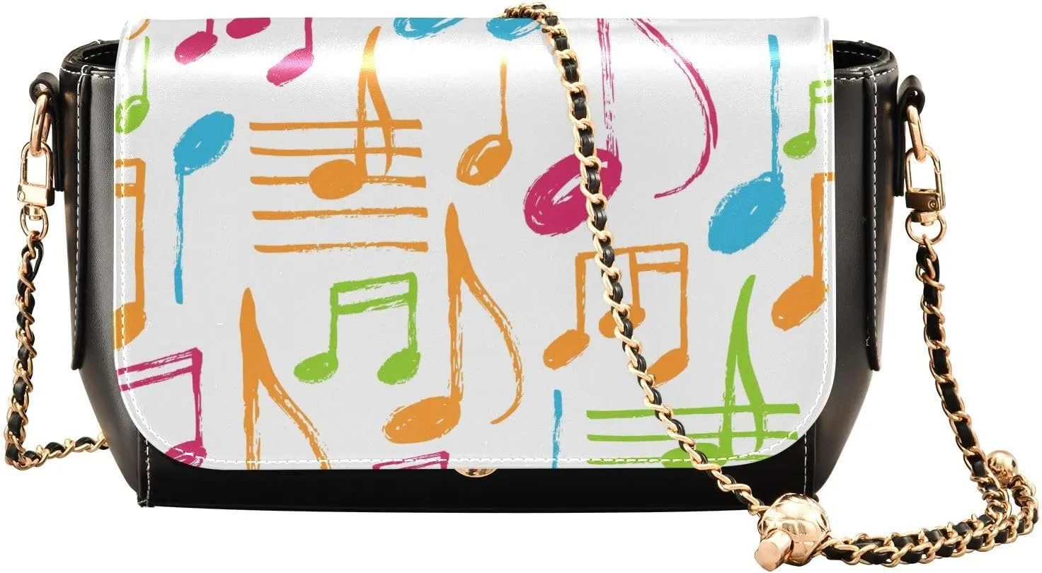 Crossbody Bags for Women Trendy Women's Black Shoulder Bag Small PU Leather Flap Cross Body Bag Handbags