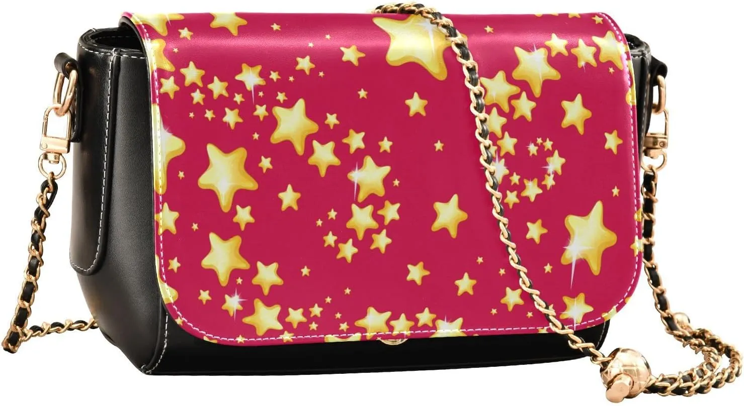 Crossbody Bags for Women Trendy Women's Black Shoulder Bag Small PU Leather Flap Cross Body Bag Handbags