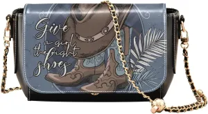 Crossbody Bags for Women Trendy Women's Black Shoulder Bag Small PU Leather Flap Cross Body Bag Handbags