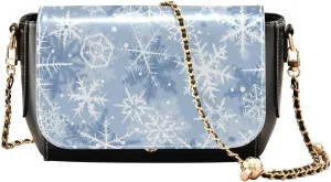 Crossbody Bags for Women Trendy Women's Black Shoulder Bag Small PU Leather Flap Cross Body Bag Handbags