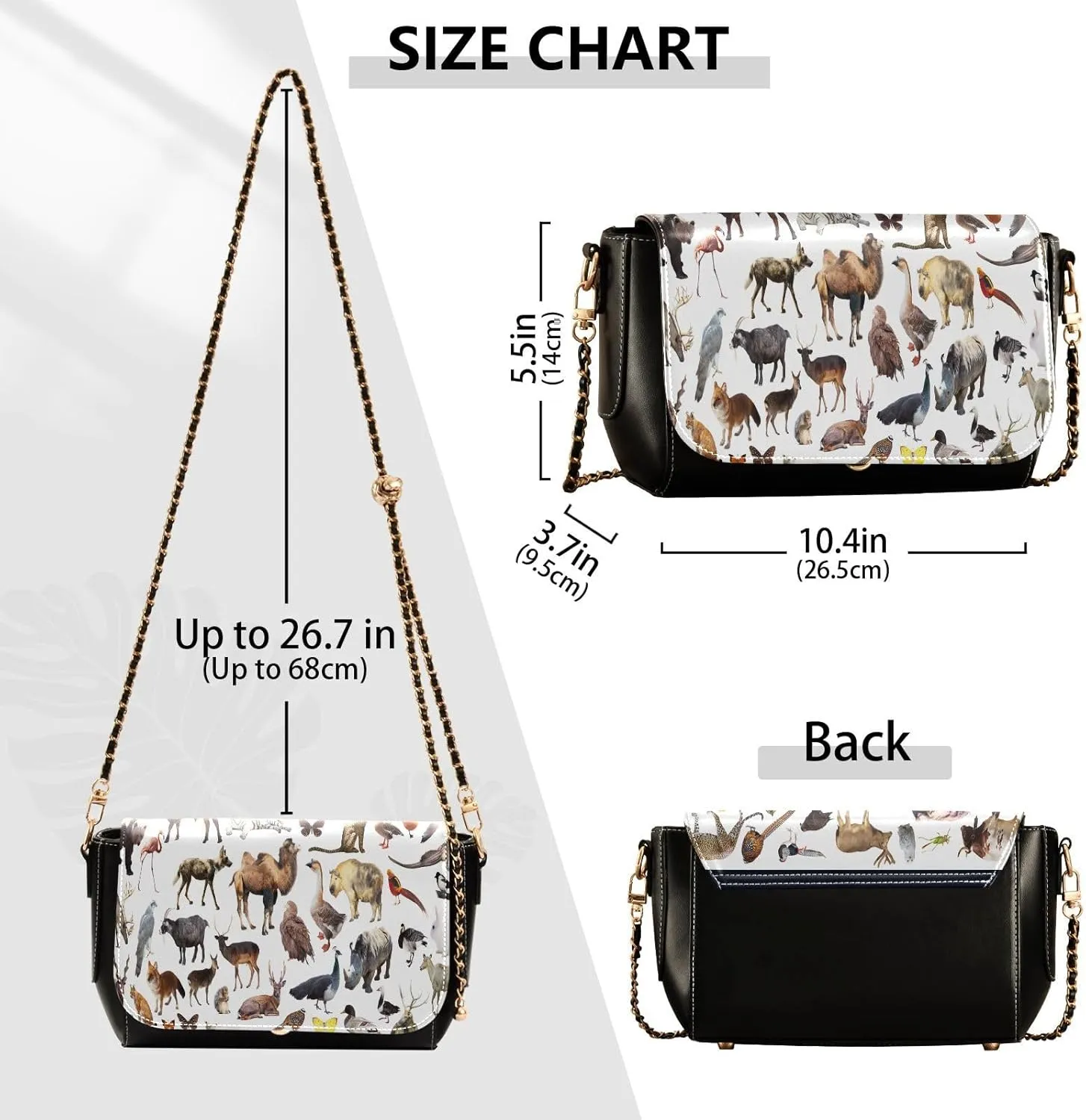 Crossbody Bags for Women Trendy Women's Black Shoulder Bag Small PU Leather Flap Cross Body Bag Handbags