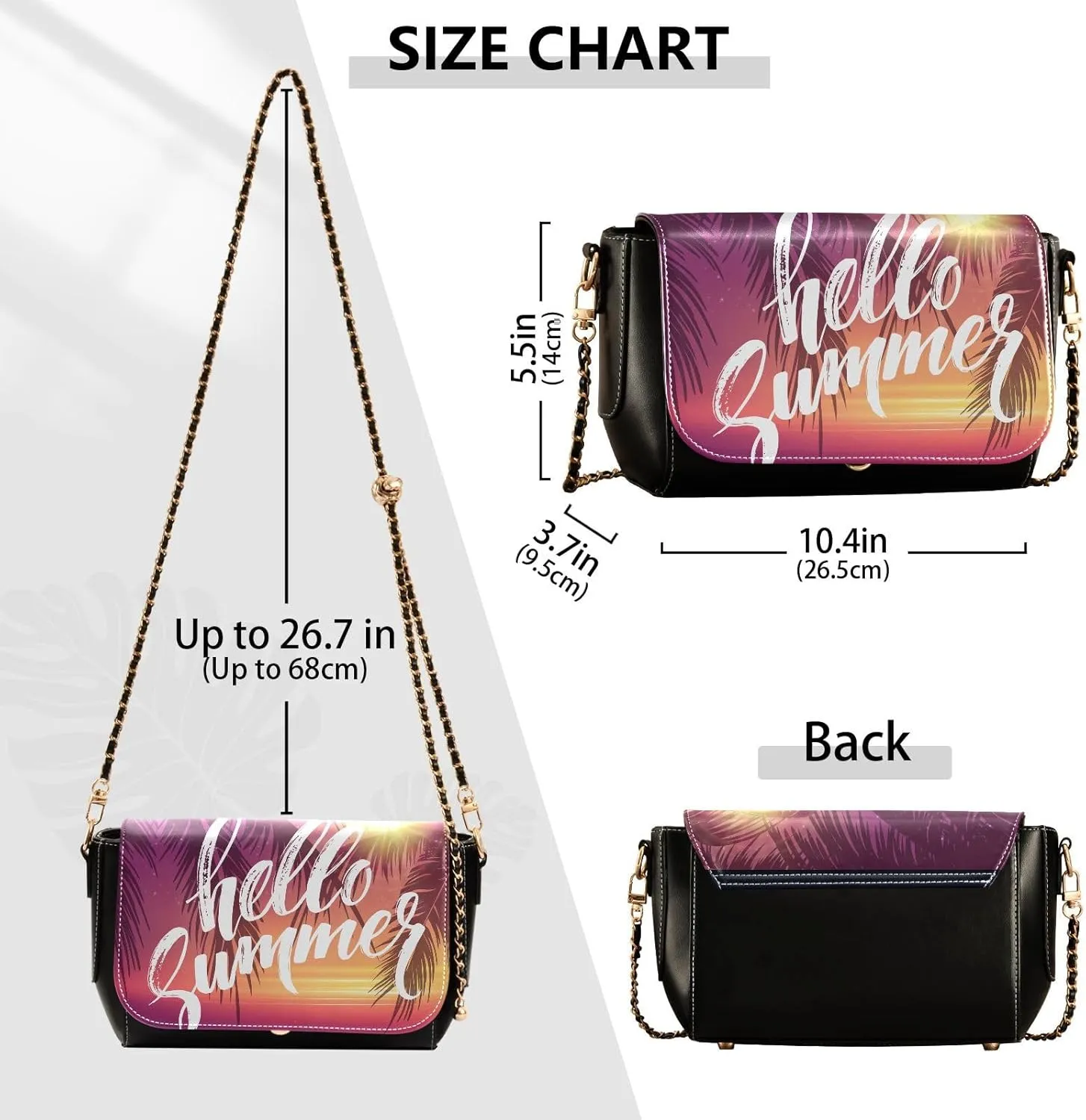 Crossbody Bags for Women Trendy Women's Black Shoulder Bag Small PU Leather Flap Cross Body Bag Handbags