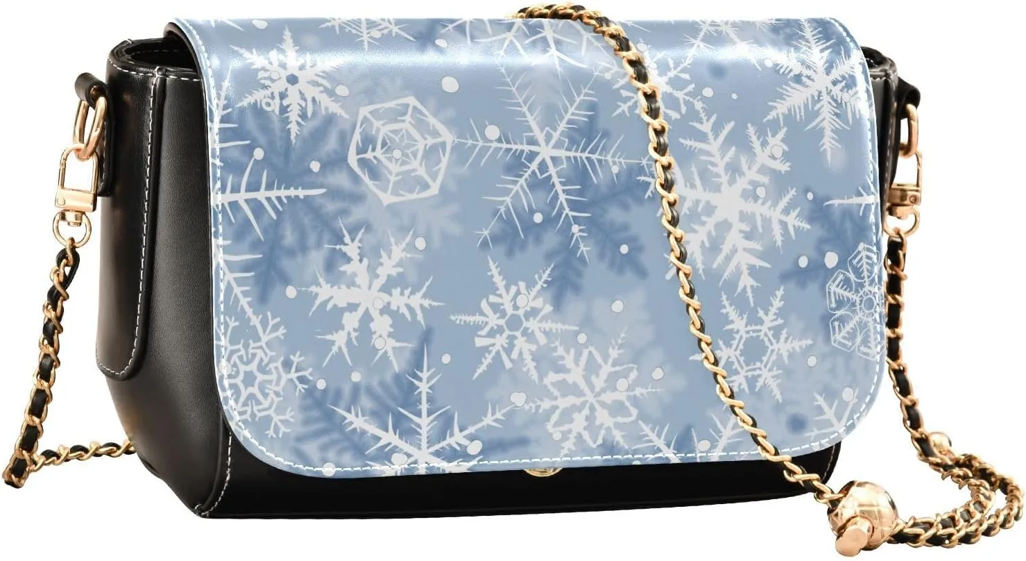 Crossbody Bags for Women Trendy Women's Black Shoulder Bag Small PU Leather Flap Cross Body Bag Handbags