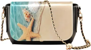 Crossbody Bags for Women Trendy Women's Black Shoulder Bag Small PU Leather Flap Cross Body Bag Handbags
