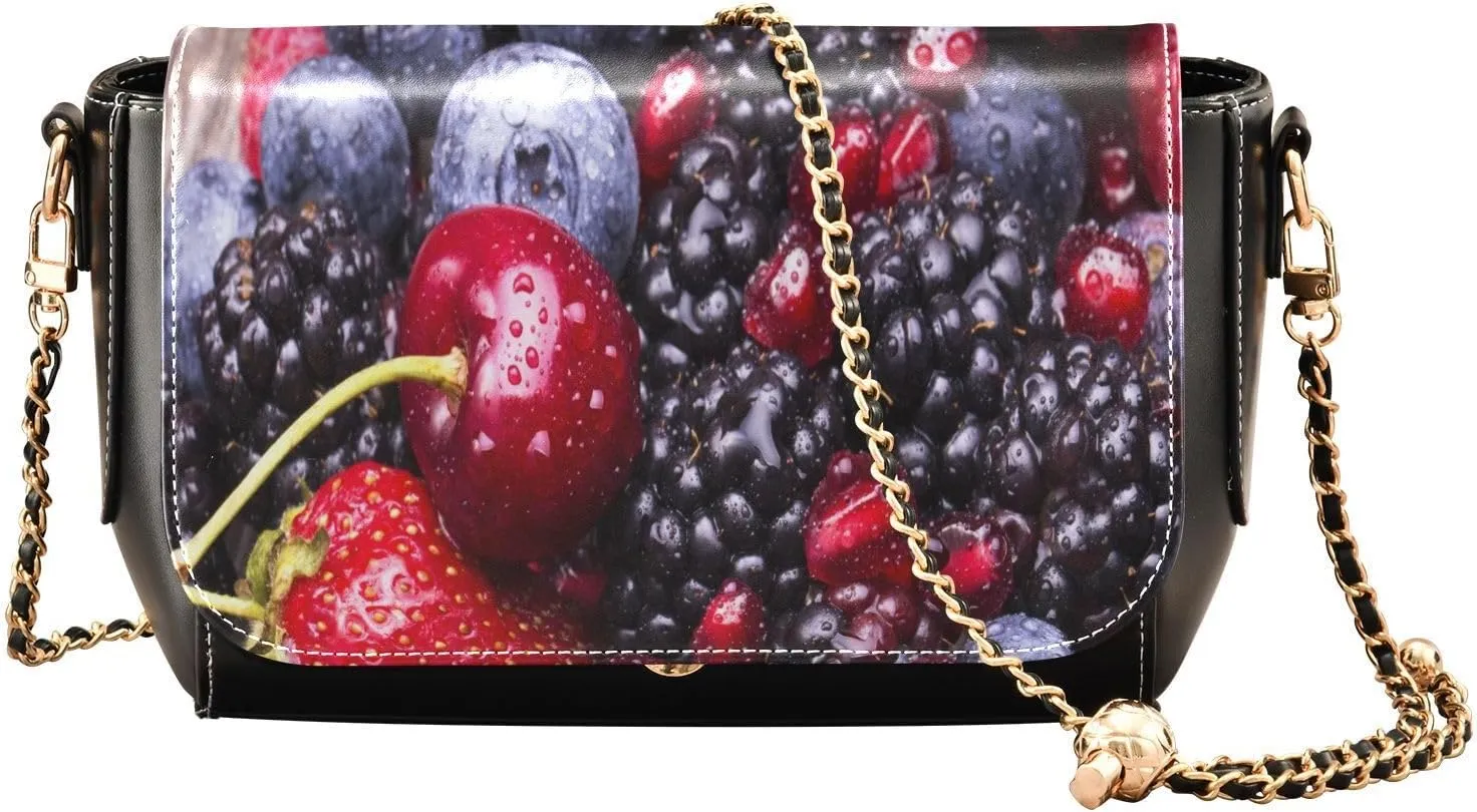 Crossbody Bags for Women Trendy Women's Black Shoulder Bag Small PU Leather Flap Cross Body Bag Handbags