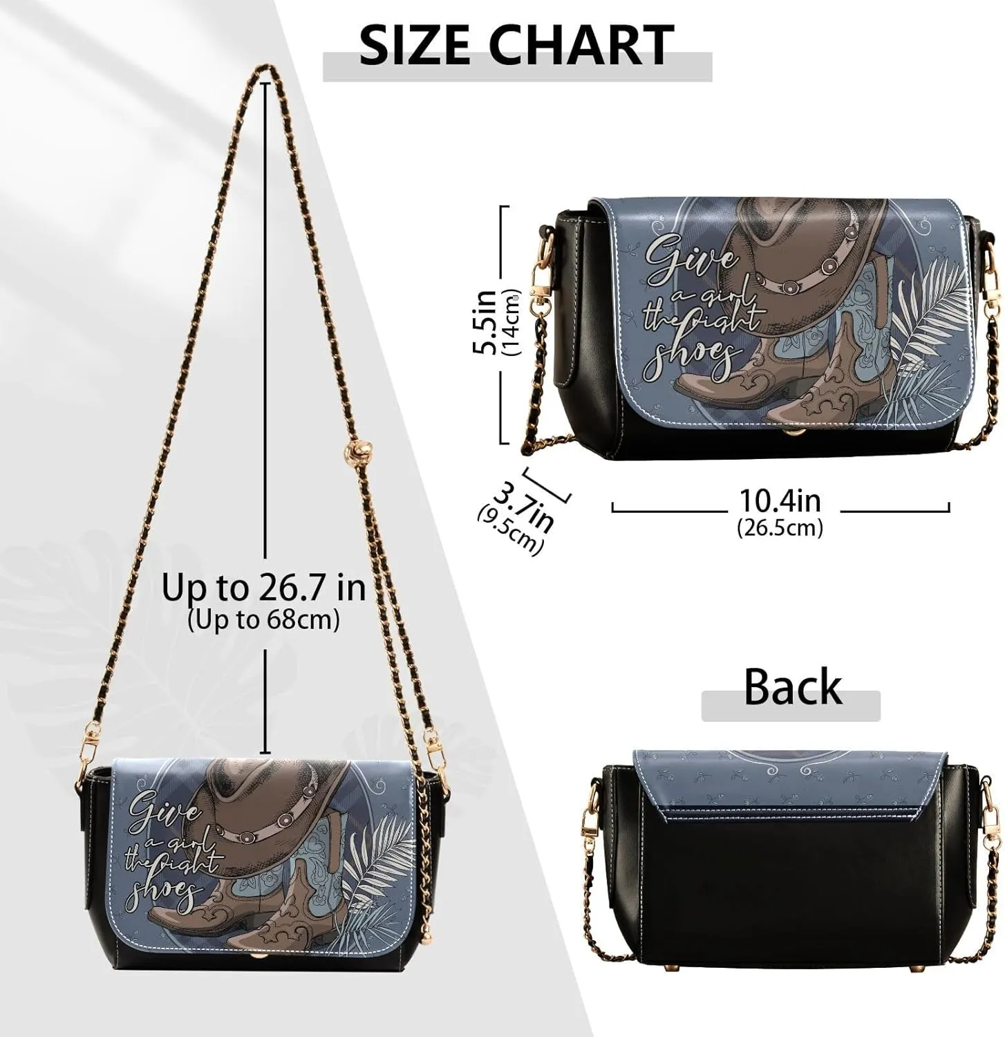 Crossbody Bags for Women Trendy Women's Black Shoulder Bag Small PU Leather Flap Cross Body Bag Handbags