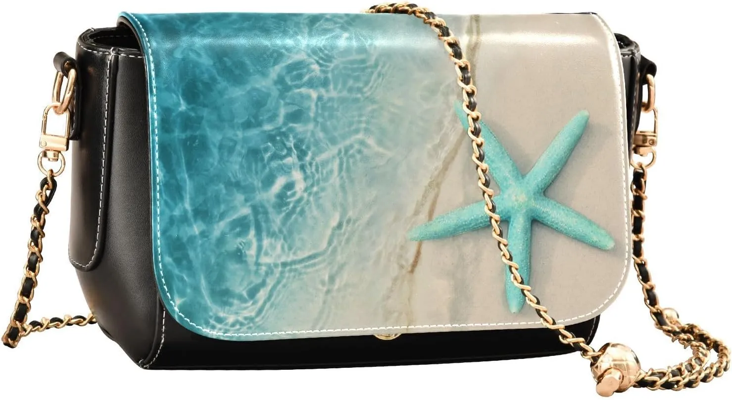 Crossbody Bags for Women Trendy Women's Black Shoulder Bag Small PU Leather Flap Cross Body Bag Handbags