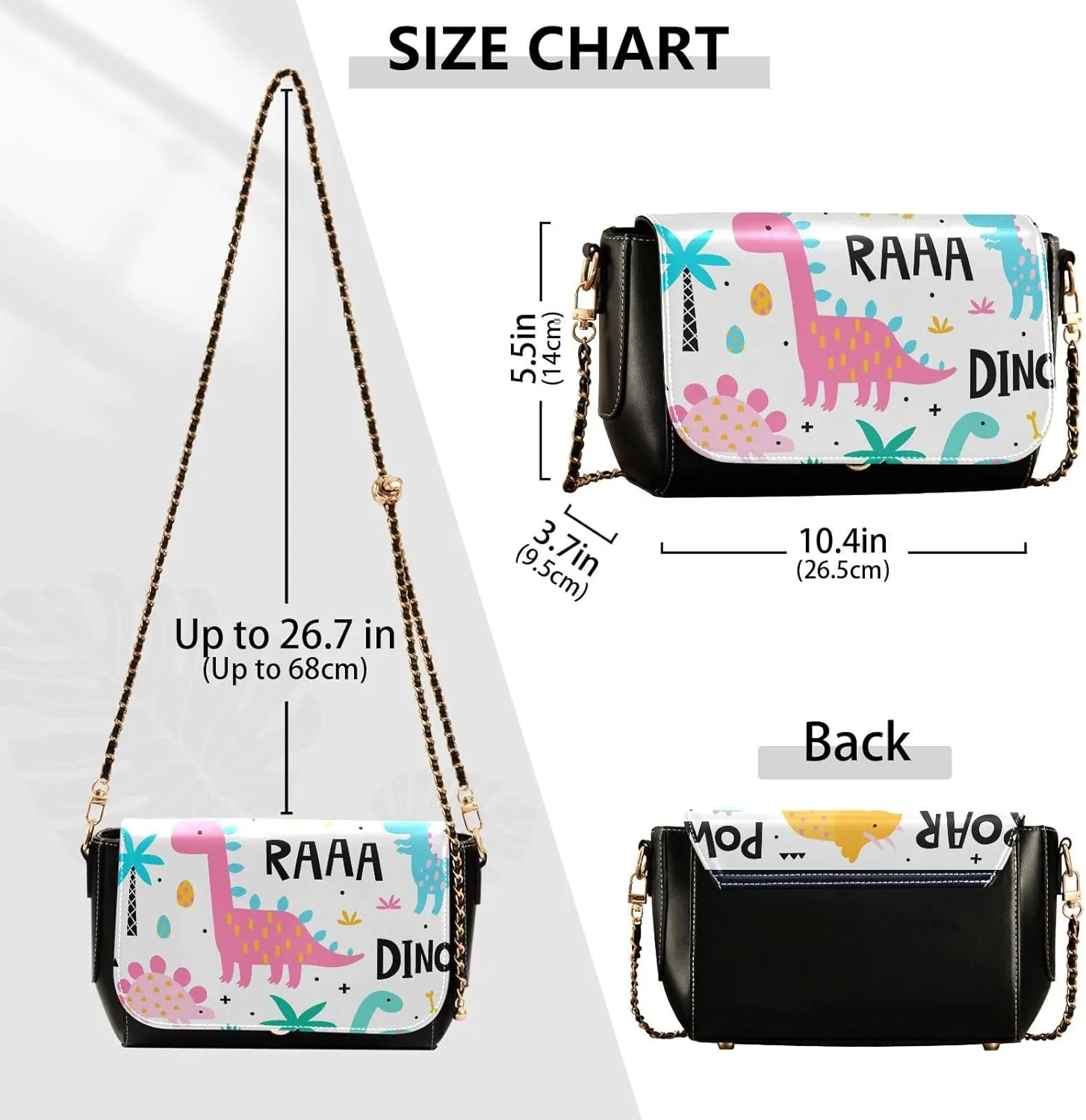 Crossbody Bags for Women Trendy Women's Black Shoulder Bag Small PU Leather Flap Cross Body Bag Handbags