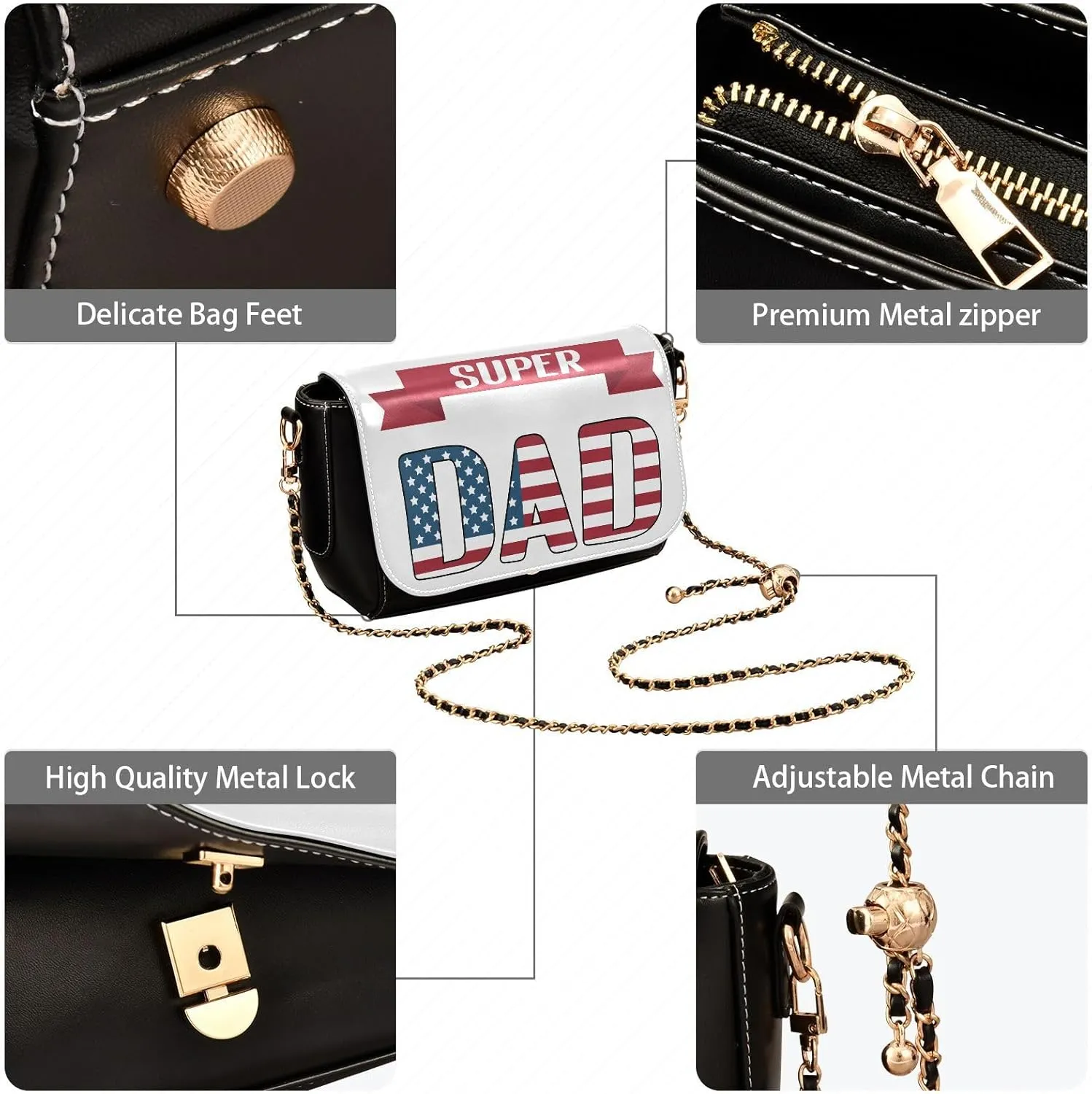 Crossbody Bags for Women Trendy Women's Black Shoulder Bag Small PU Leather Flap Cross Body Bag Handbags