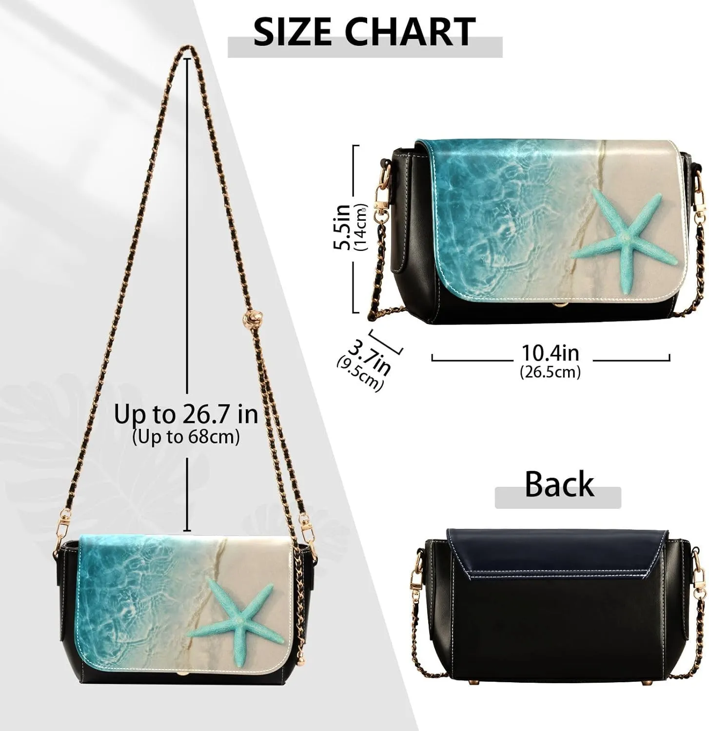 Crossbody Bags for Women Trendy Women's Black Shoulder Bag Small PU Leather Flap Cross Body Bag Handbags