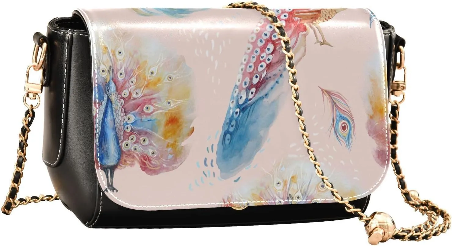 Crossbody Bags for Women Trendy Women's Black Shoulder Bag Small PU Leather Flap Cross Body Bag Handbags