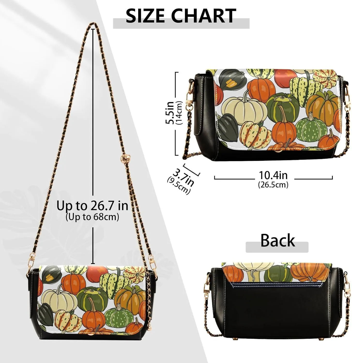 Crossbody Bags for Women Trendy Women's Black Shoulder Bag Small PU Leather Flap Cross Body Bag Handbags