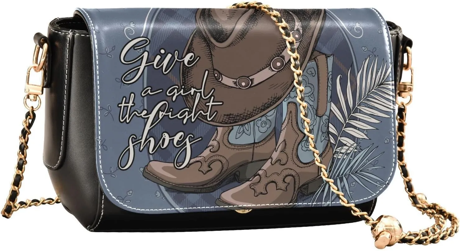 Crossbody Bags for Women Trendy Women's Black Shoulder Bag Small PU Leather Flap Cross Body Bag Handbags