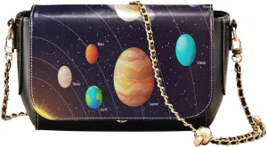 Crossbody Bags for Women Trendy Women's Black Shoulder Bag Small PU Leather Flap Cross Body Bag Handbags