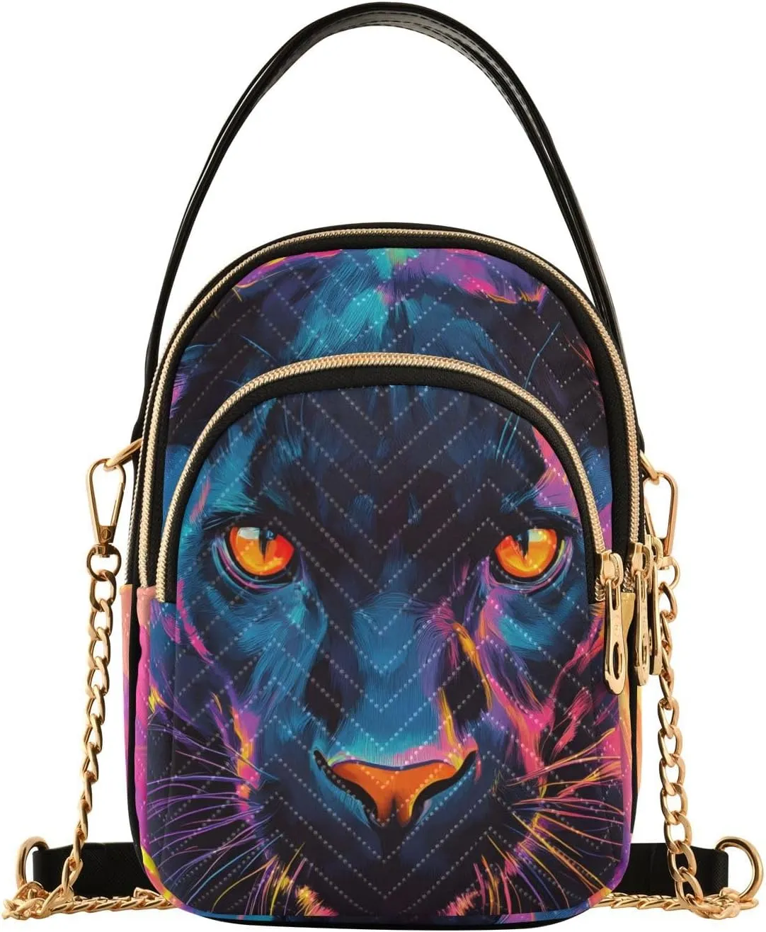 Crossbody Handbags for Women, Shoulder Bag Hobo Crossbody Handbag Casual Tote，A Vicious Cheetah