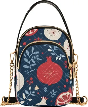 Crossbody Handbags for Women, Shoulder Bag Hobo Crossbody Handbag Casual Tote，Cartoon Pomegranate