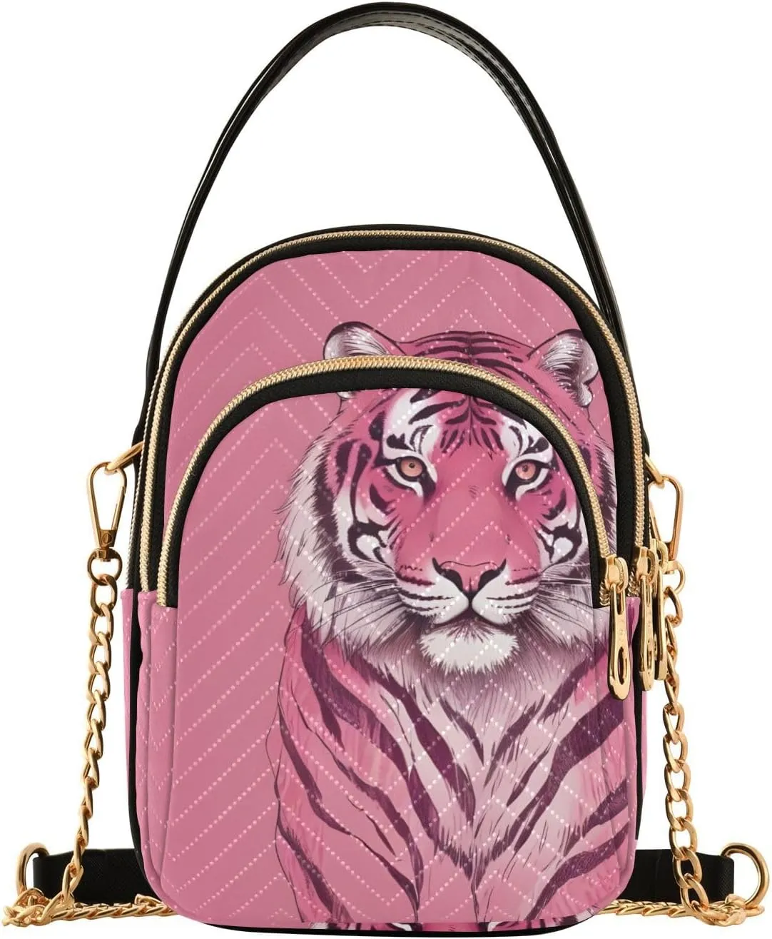 Crossbody Handbags for Women, Shoulder Bag Hobo Crossbody Handbag Casual Tote，Fantasy Fierce Animal Pattern