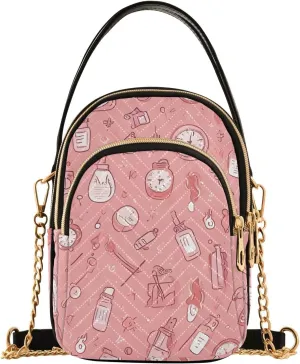 Crossbody Handbags for Women, Shoulder Bag Hobo Crossbody Handbag Casual Tote，Pattern Alarm Clock
