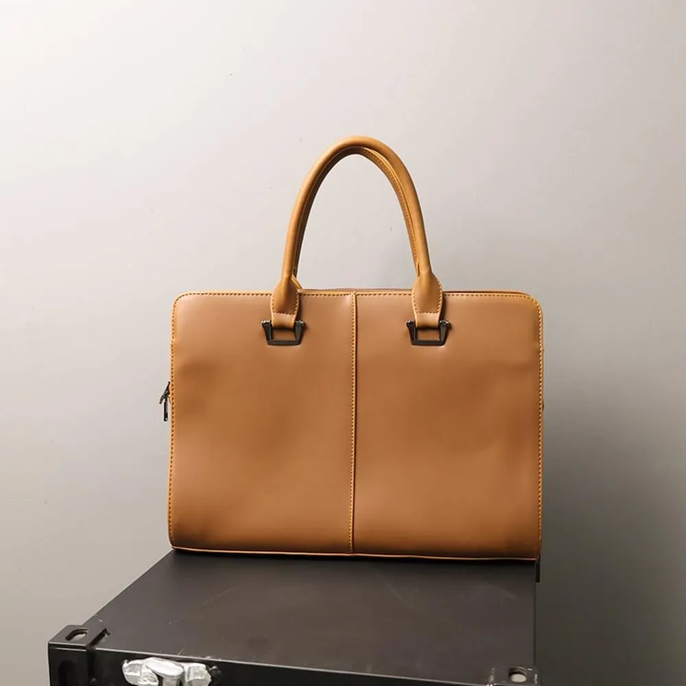CSCDD Genuine Leather Tote Bag for Men Official Website Briefcase Bag Men's Executive Folder Handbags