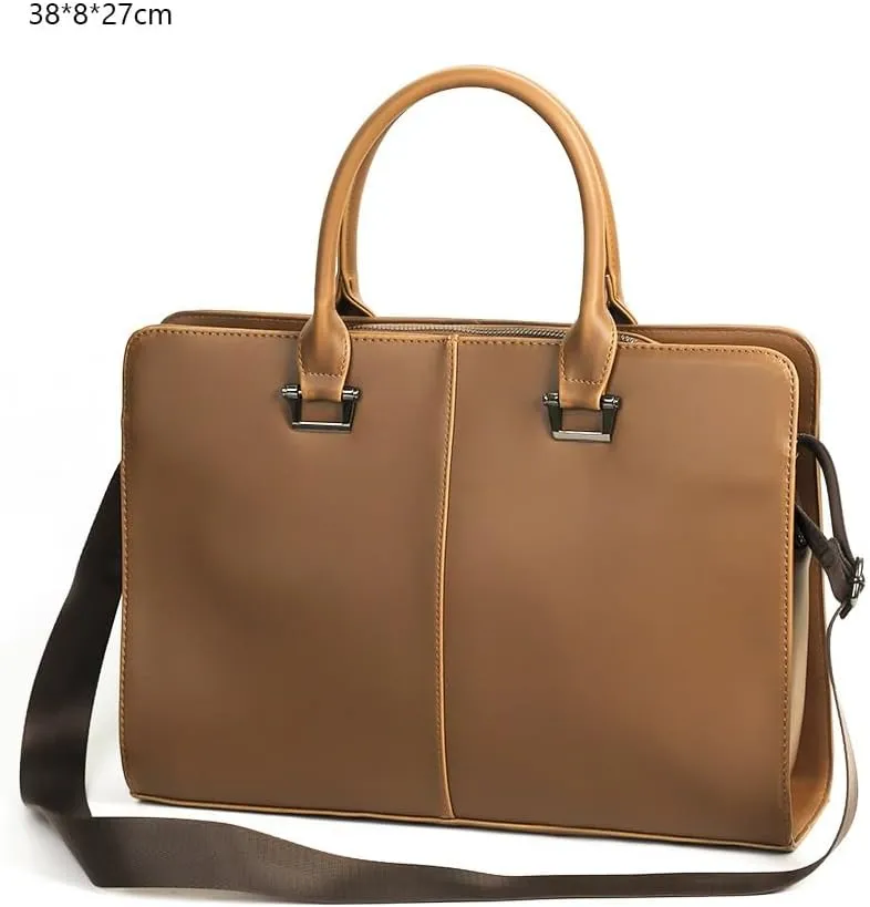 CSCDD Genuine Leather Tote Bag for Men Official Website Briefcase Bag Men's Executive Folder Handbags
