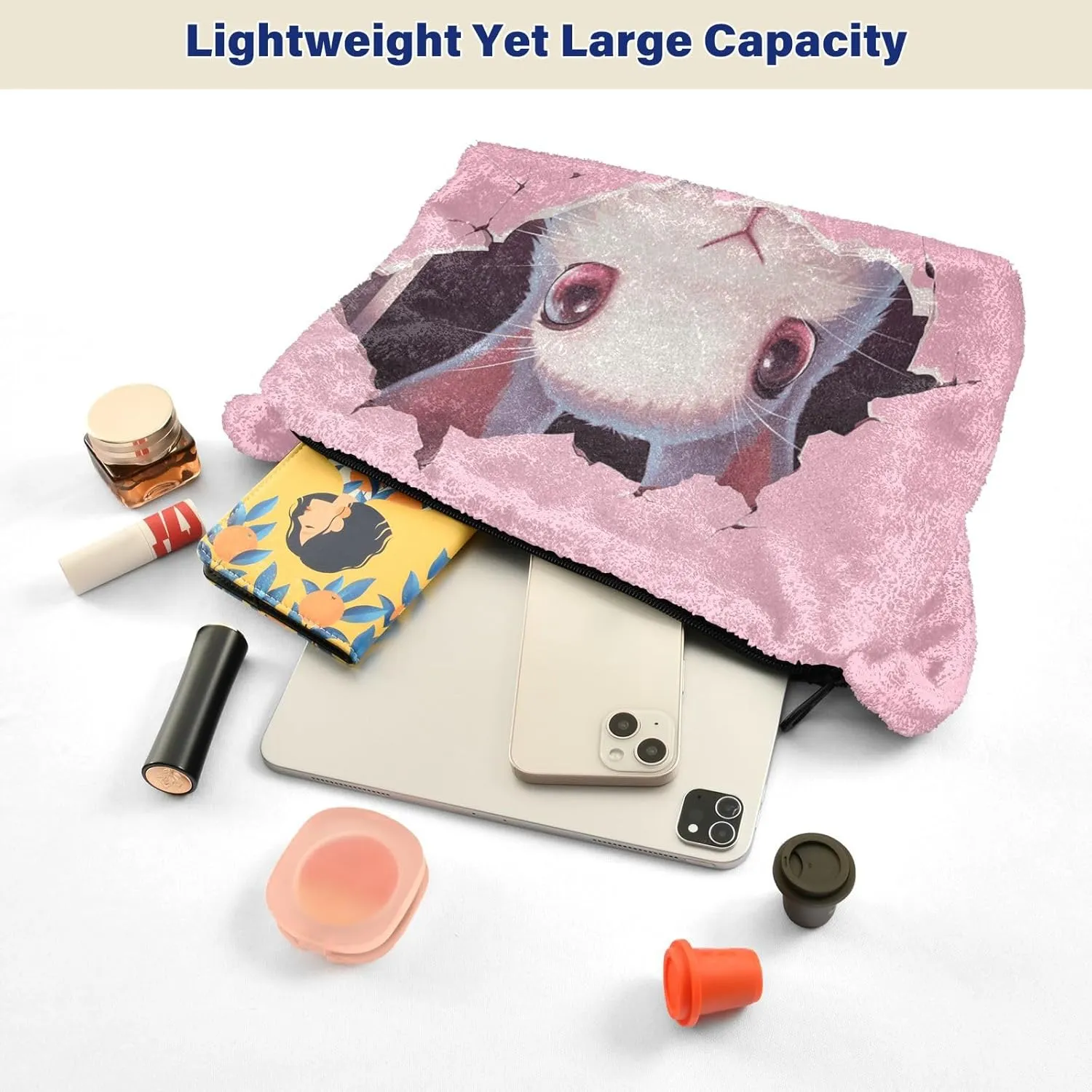 Cute Mouse Broken Wall Shoulder Bag, Plush Tote Bag Women, Womens Outdoor Bag
